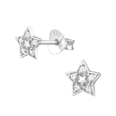 925 Silver Star Earring