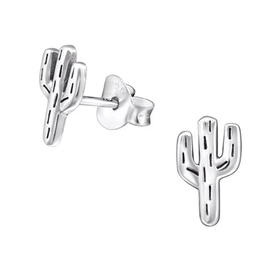 925 Silver Cactus Earring