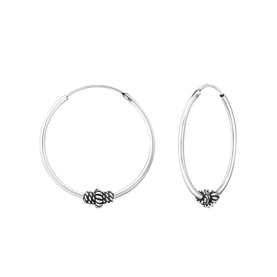 925 Silver Hoops Earring