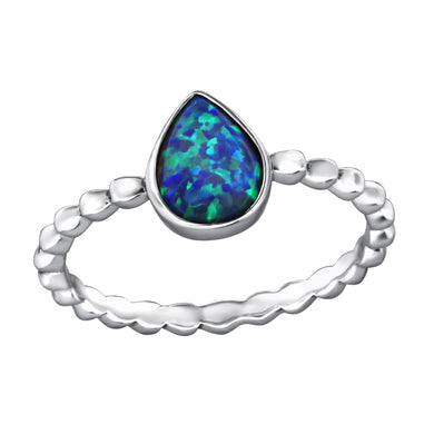 925 Silver Pear Ring