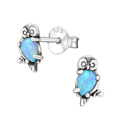 925 Silver Owl Earring