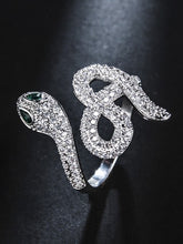Load image into Gallery viewer, 925 Gold Silver Plated Snake Ring