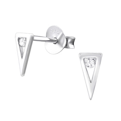 925 Silver Triangle Earring