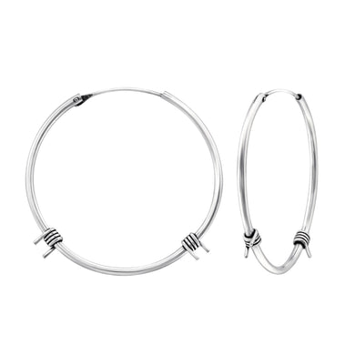 925 Silver Hoops Earring