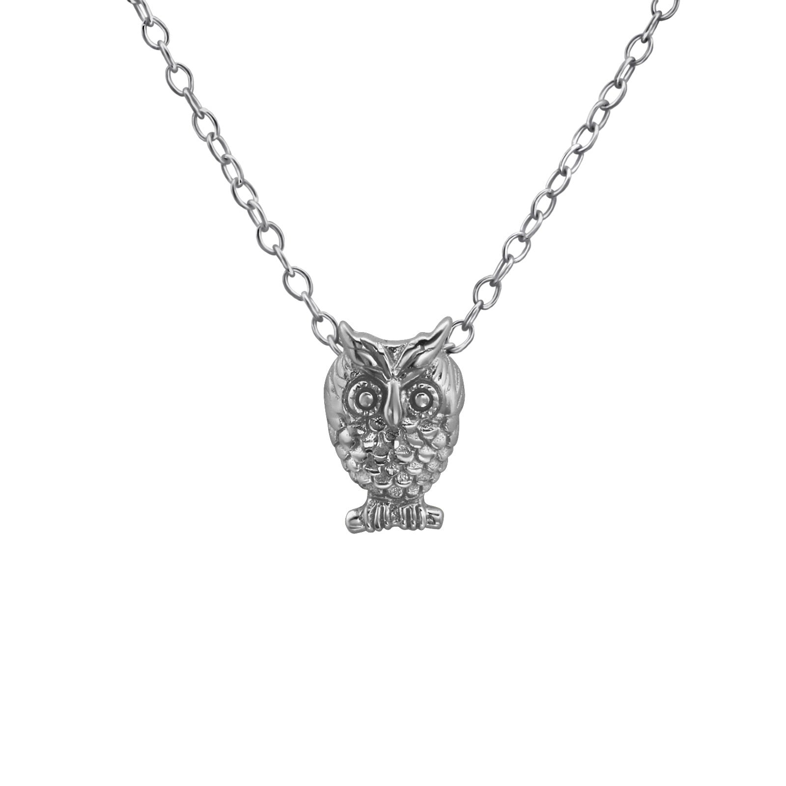 925 Silver Owl Necklace