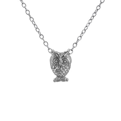 925 Silver Owl Necklace