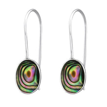 Load image into Gallery viewer, 925 Silver Oval Earring