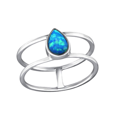 925 Silver Pear Ring