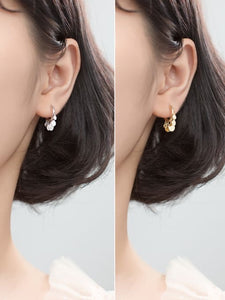 925 Silver Geometric Personality Earring