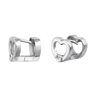 925 Silver Heart Earring