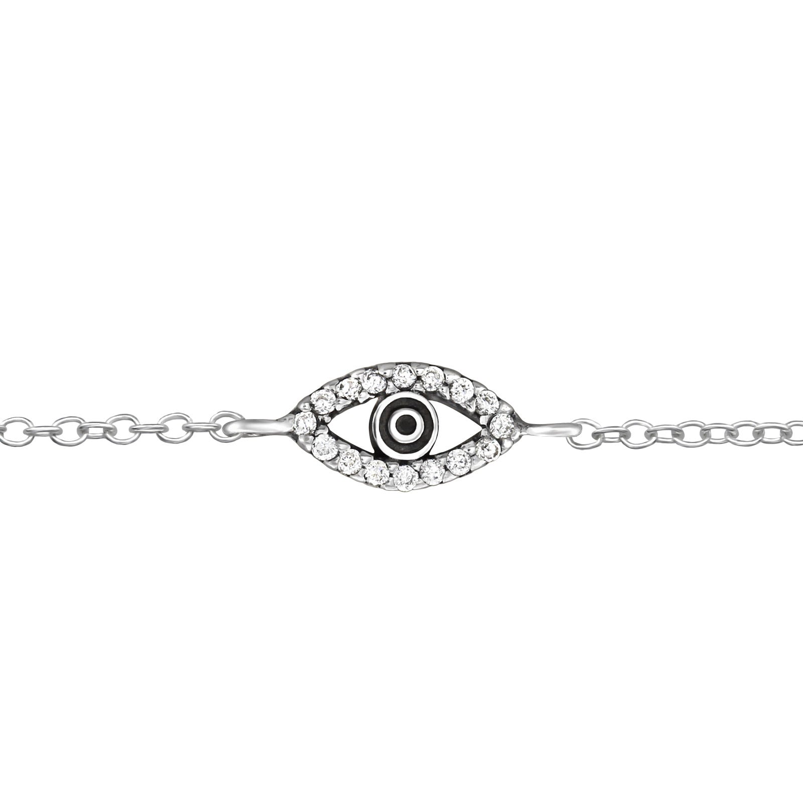925 Silver Eye Evil Bracelet
