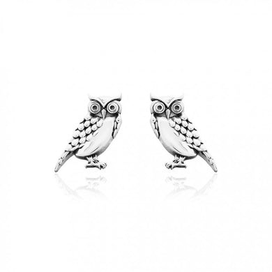 925 Silver Owl Stud